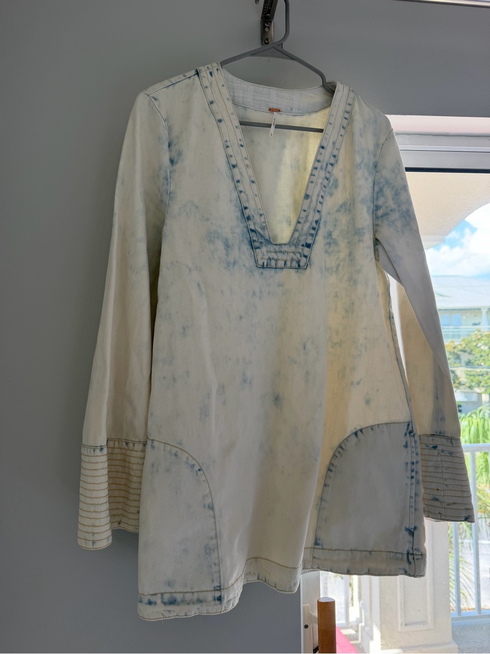 Free People Dreaming of Denim Tunic Dress